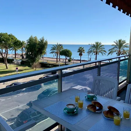 Studio F1 Vue Mer A 30M Des Plages Cagnes-sur-Mer Exterior photo